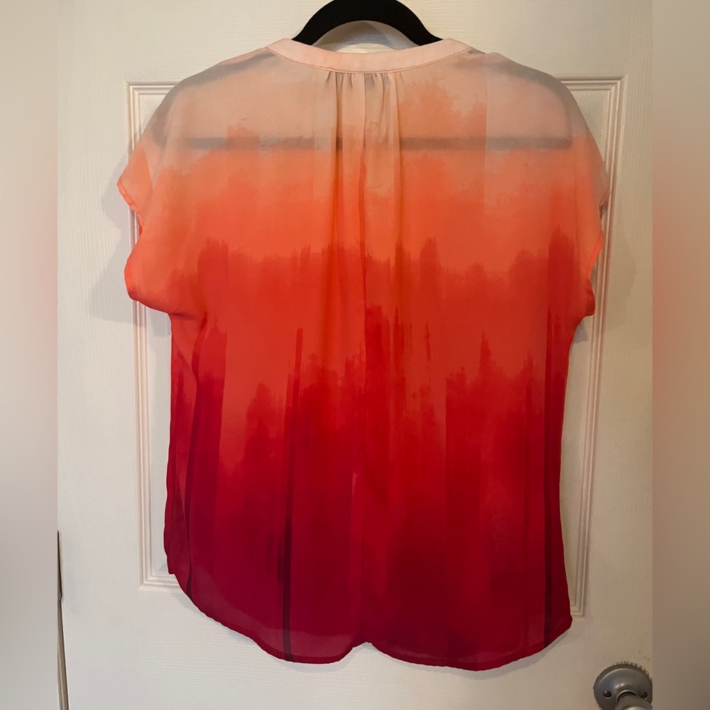 Ombré Sheer Blouse - Picture 2 of 4